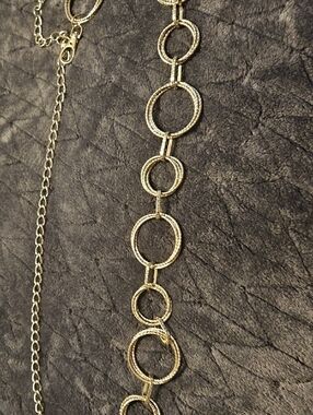Lightweight Silver Ring Belt